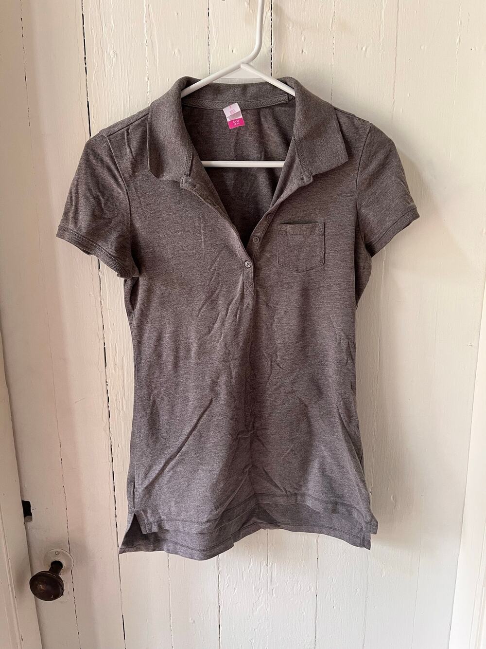 No Boundaries Gray Polo Shirt size small